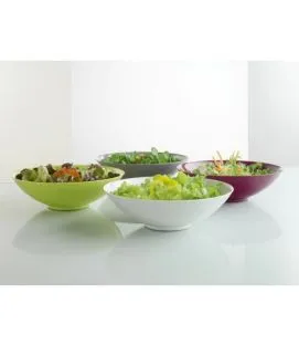 Saladier rond vert mélamine Ø 26 cm Vestah Platex