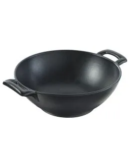 Assiette wok rond noir porcelaine culinaire Ø 20 cm Belle Cuisine Revol