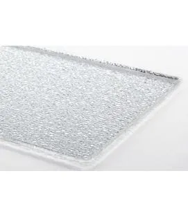 Plat de présentation rectangulaire transparent acrylique 40 cm Pap 2 Platex