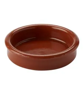 Assiette catalane rond brun terre cuite Ø 6 cm Catalane Pro.mundi