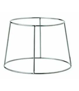 Porte plateau fruits de mer rond gris acier Ø 27 cm Pro.mundi