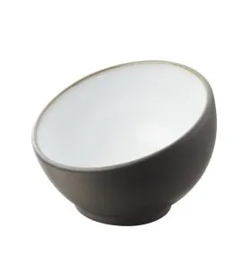 Mise en bouche rond blanc porcelaine culinaire Ø 7,5 cm Solid Revol