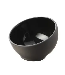 Mise en bouche rond noir porcelaine culinaire Ø 7,5 cm Solid Revol