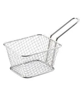 Panier à frites rectangulaire inox 10 cm Pro.mundi