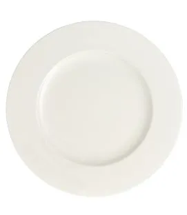 Assiette plate rond ivoire porcelaine vitrifiée Ø 33 cm Stella Villeroy & Boch