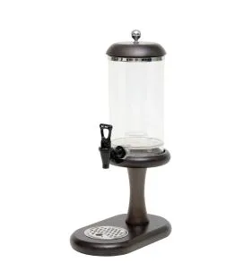 Distributeur à jus noir bois 33 cm Legno Zepe