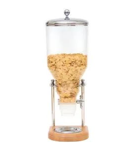 Distributeur à céréales bois 22 cm Legno Zepe