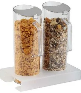 Présentoir à céréales 2 X 3 L ABS 26x16,5x29 cm 3 L Aps