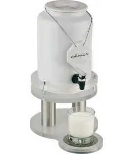 Distributeur de lait réfrigéré acrylique blanc 31x21x42 cm 4 L Top Fresh Aps