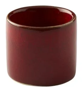 Pot à sauce rond rouge grès émaillé Ø 5 cm Gres Couleur Pro.mundi