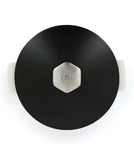 Couvercle pour cocotte rond noir porcelaine culinaire Ø 13,6 cm Revolution Revol