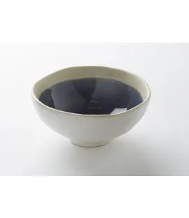 Coupelle rond bleu grès émaillé Ø 12,5 cm Winter Pro.mundi