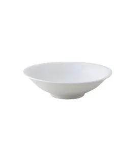 Plat mezze rond blanc porcelaine vitrifiée Ø 15,5 cm Brasserie Astera