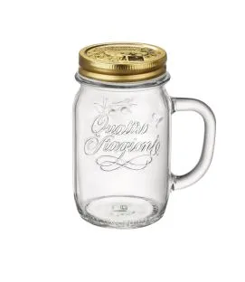 Bocal avec couvercle hermétique verre 41,5 cl Quattro Stagioni Bormioli Rocco