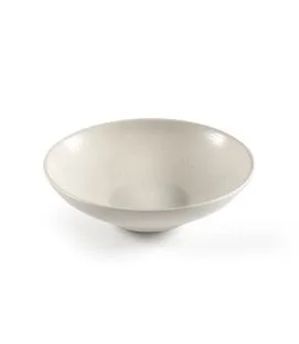 Bol à salade rond ivoire grès émaillé Ø 19 cm Stone Medard De Noblat