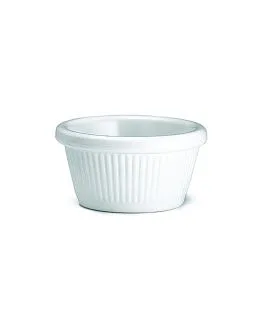Ramequin rond blanc plastique Ø 7,14 cm Tablecraft