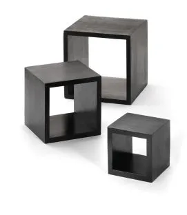 Présentoir brun bois 23 cm Barclay Risers Tablecraft (3 pièces)