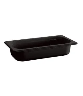 Bac mélamine noir 32,5x17,6x6,5 cm 2 L Ecoline Aps