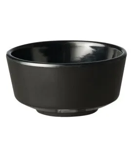 Saladier mélamine noir Ø 15 cm 7,5 cm 0,7 L Float Aps