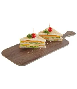 Plateau de service rectangulaire brun mélamine 40 cm Oak Aps