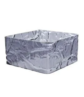 Cube carré noir acrylique 18 cm Acrylic3 Platex