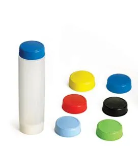 Bouchon rond multicolore polyéthylène Ø 5,57 cm Tablecraft (12 pièces)