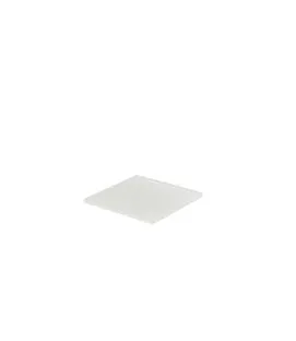 Plateau carré blanc résine Nacryl® 19,5 cm Mealplak