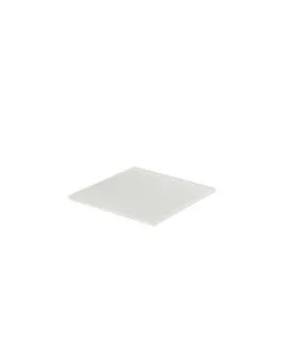 Plateau carré blanc résine Nacryl® 24,5 cm Mealplak