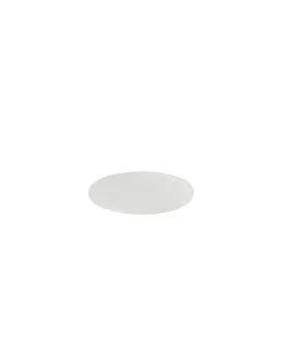 Plateau rond blanc résine Nacryl® Ø 24,5 cm Mealplak