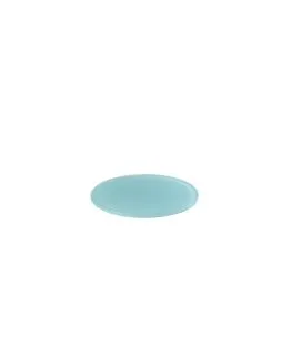 Plateau rond bleu résine Nacryl® Ø 24,5 cm Mealplak