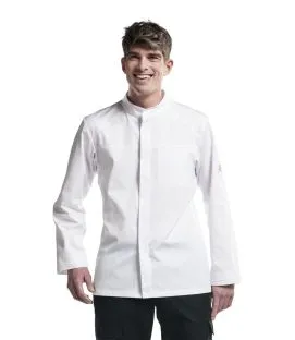 Veste homme blanc M Salerno Chaud Devant