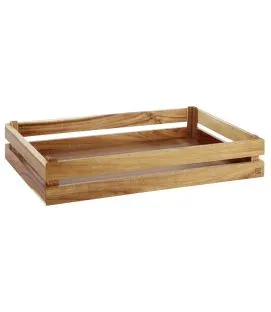 Caisse GN 1/1 bois 55,5x35x10,5 cm Superbox Aps