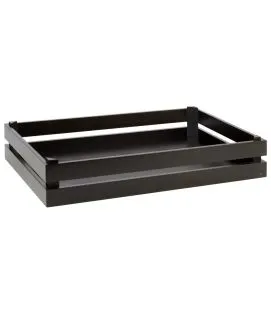 Caisse GN 1/2 bois brun 55,5x35x10,5 cm Superbox Aps