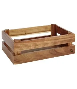 Caisse GN 1/4 bois 29x18,5x10,5 cm Superbox Aps