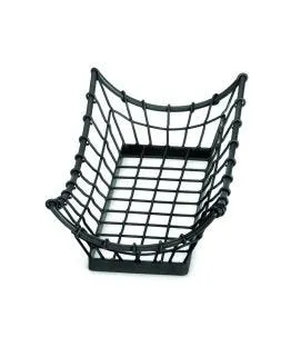 Panier rectangulaire noir acier 38 cm Grand Master Tablecraft