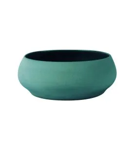 Cocotte rond vert grès émaillé Ø 14 cm Bahia Degrenne