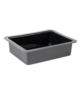 Bac plastique noir 32,5x26,5x6,5 cm Superbox Aps