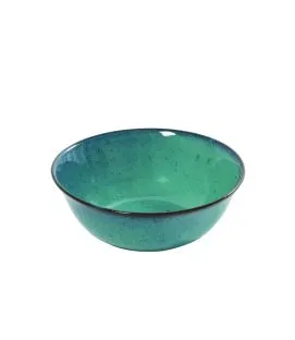 Bol à salade rond vert terre cuite Ø 18 cm Aqua Serax