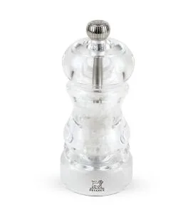 Moulin à sel transparent 12 cm Nancy Peugeot Saveurs