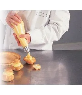 Poche pâtissière en boîte distributrice triangulaire transparent 54x30 cm (200 pièces)