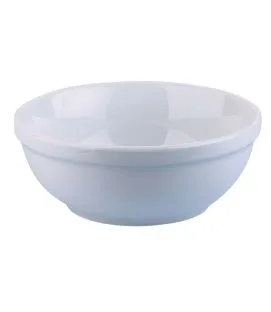 Bol rond blanc porcelaine 50 cl Ø 14 cm Ameryka Pro.mundi