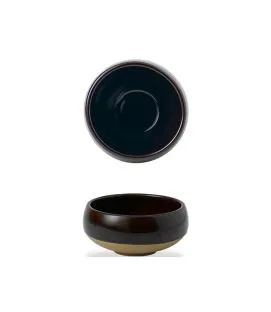 Bol rond brun porcelaine vitrifiée Ø 12 cm Emerge Cinnamon Churchill