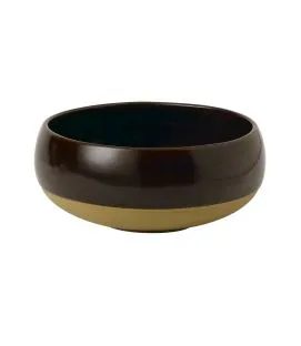 Bol rond brun porcelaine vitrifiée Ø 15,5 cm Emerge Cinnamon Churchill