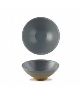 Bol conique rond seattle grey porcelaine vitrifiée Ø 20 cm Emerge Seatle Churchill