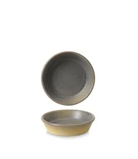 Assiette tapas rond gris porcelaine Ø 15,9 cm Evo Granite Dudson