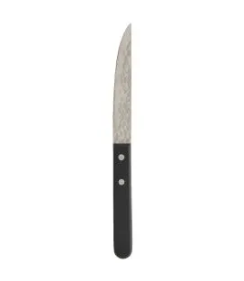 Couteau à steak noir 21 cm Elite Pro.mundi