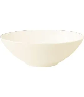 Saladier ovale ivoire porcelaine vitrifiée 23,5 cm Fine Dine Rak