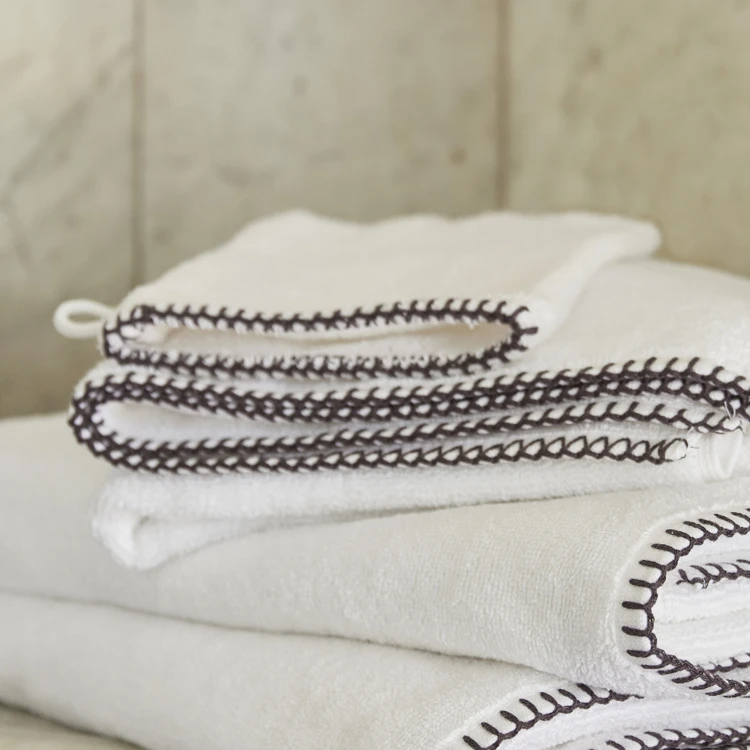 Gant de toilette en bouclette de coton