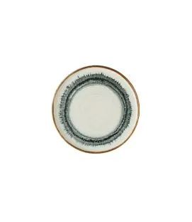 Assiette à bord droit rond Natural porcelaine vitrifiée Ø 26 cm Flare Dudson