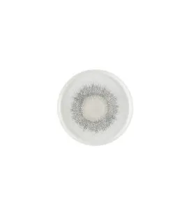 Assiette à bord droit rond Agate grey porcelaine vitrifiée Ø 26 cm Fusion Churchill